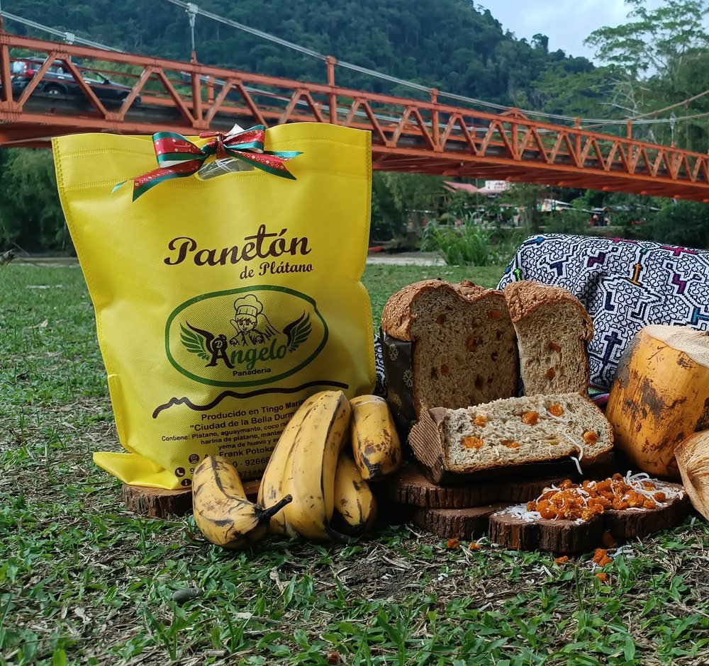 Panetón de plátano D'Angelo